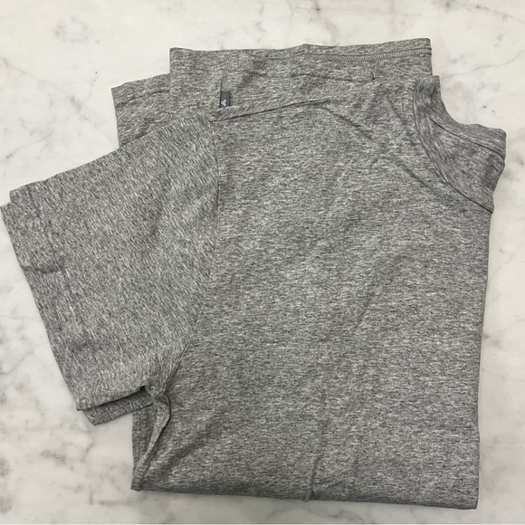 TNA Tops - Aritzia TNA Tour T-Shirt - Heather Chrome